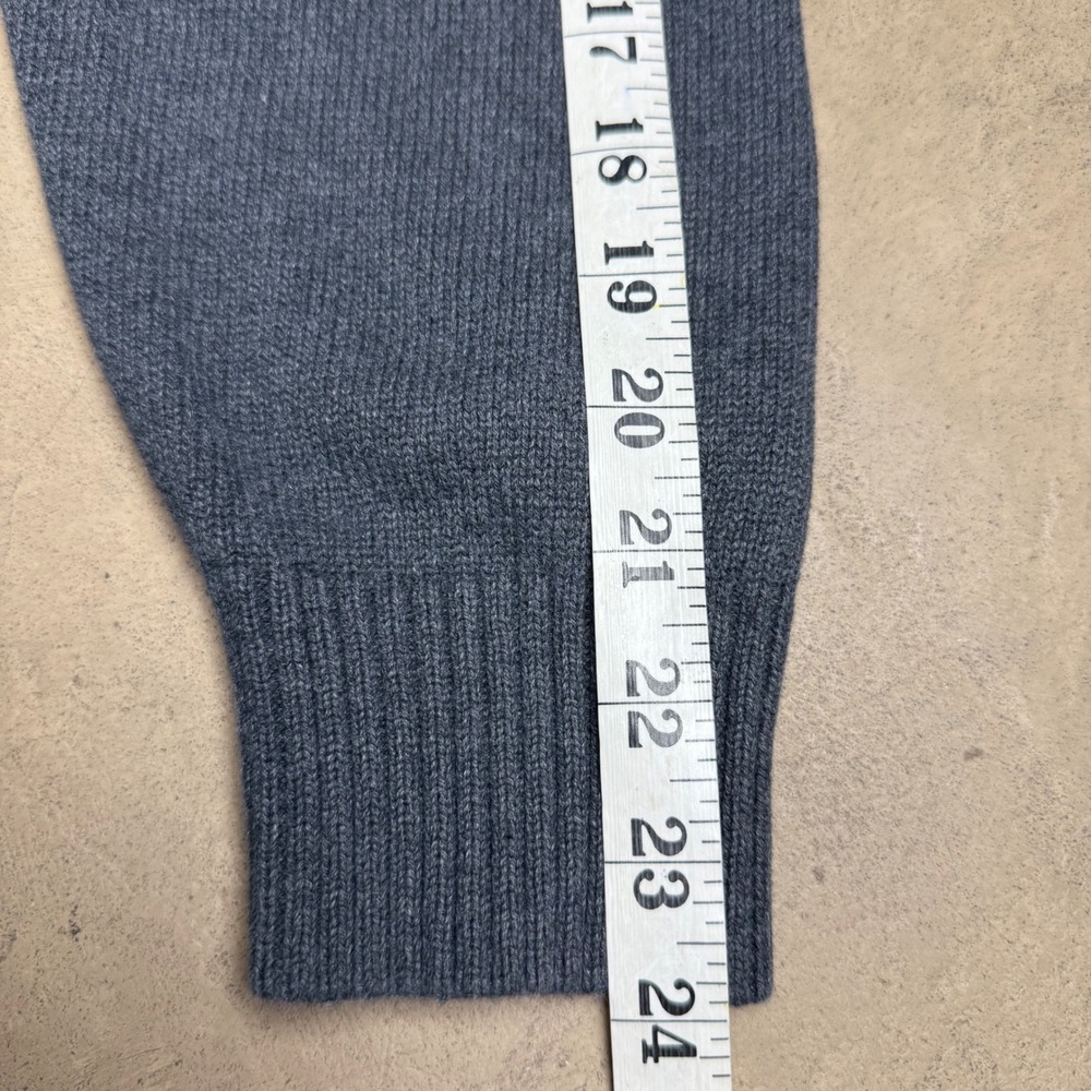 Weatherproof Vintage Men's Gray Fair Isle Half Zip Sweater Size L 100% Cotton - Picture 8 of 8